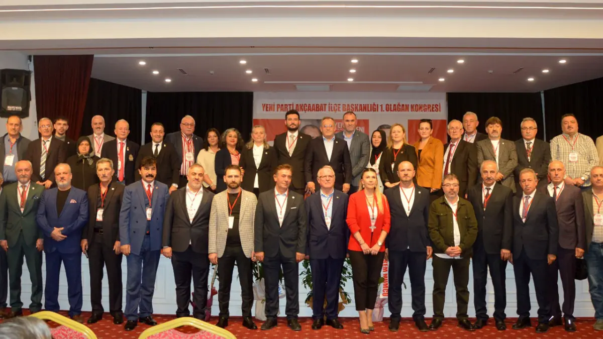 Yeni Parti Akçaabat’ta Emre Şahin Köroğlu'nun yönetim kurulu belli oldu