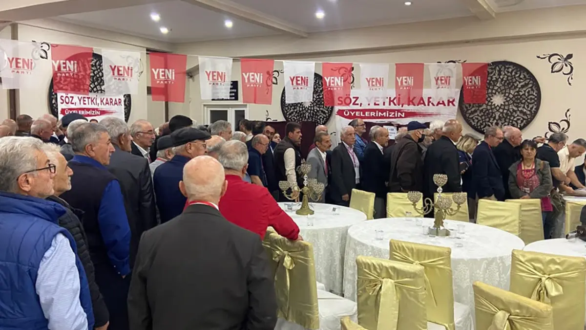 Yeni Parti Trabzon İl Kongresi başladı! 612 delege sandık başında