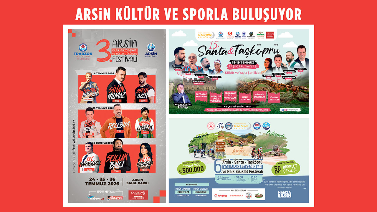 Arsin Kültür ve Sporla Buluşuyor