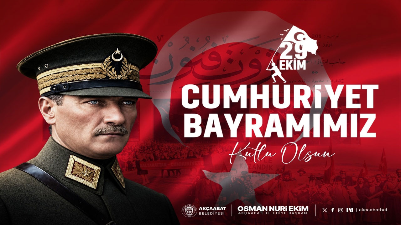 Akçaabat Belediyesi 29 Ekim Cumhuriyet Bayramı İlanı