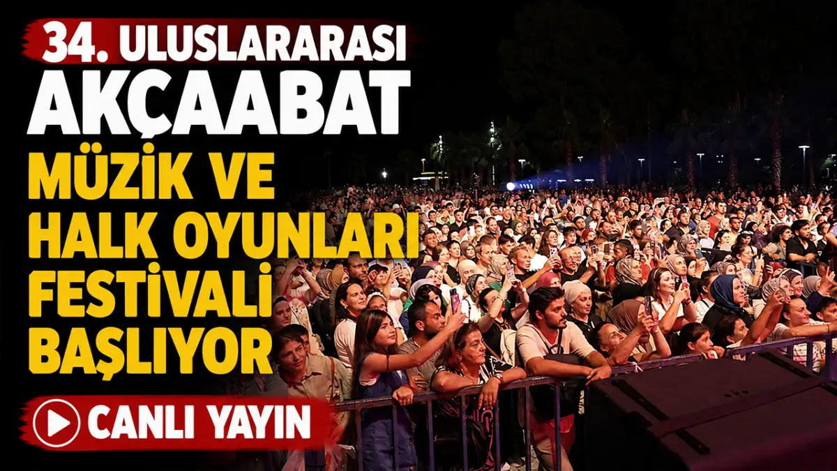 34. Uluslararası Akçaabat Müzik ve Halk Oyunları Festivali başlıyor