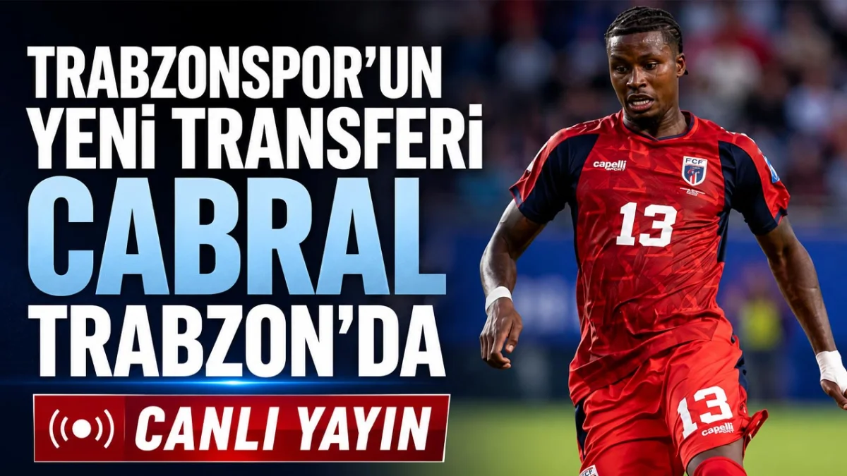 Trabzonspor'un Yeni Transferi Cabral Trabzon'da