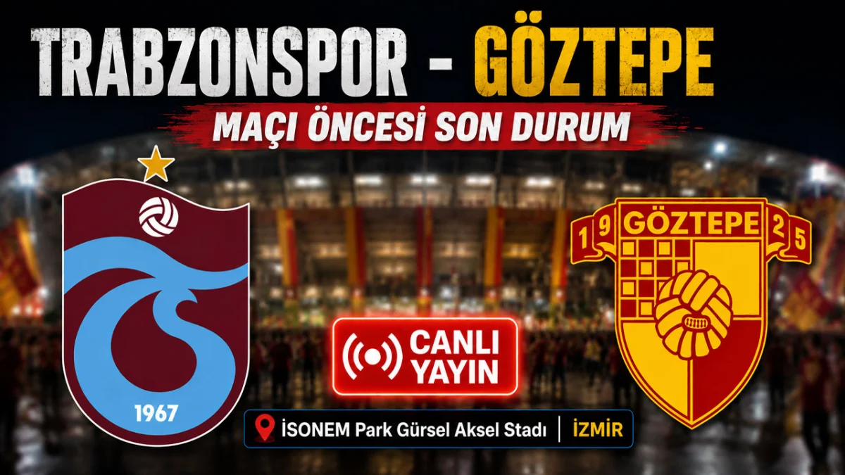 Trabzonspor-Göztepe maçı öncesi stat önü - Canlı Yayın