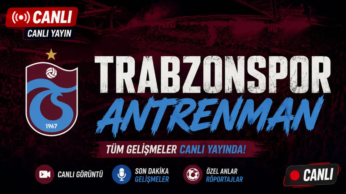 Trabzonspor’un Ferencvaros maçı öncesi antrenmanı – CANLI YAYIN