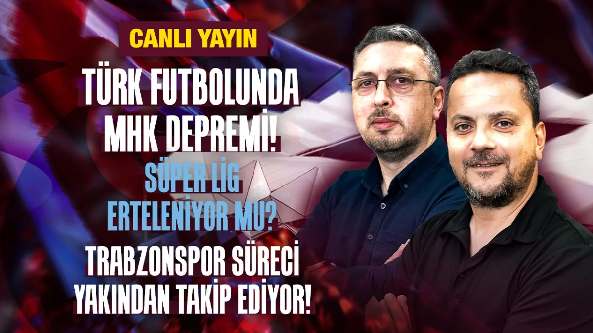 Trabzonspor ve Türk futbolundaki sıcak gelişmeler SAHA KENARI'NDA I CANLI YAYIN