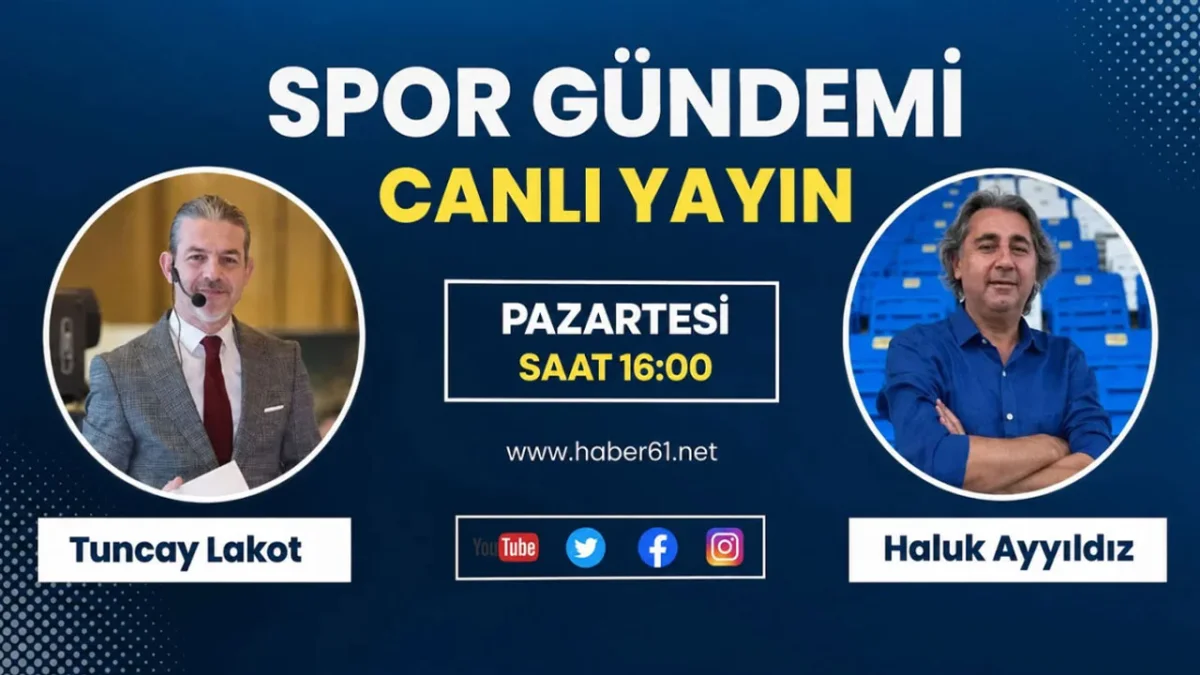 Trabzonspor'da derbi zaferi Spor Gündemi'nde masaya yatırılacak! Canlı Yayın
