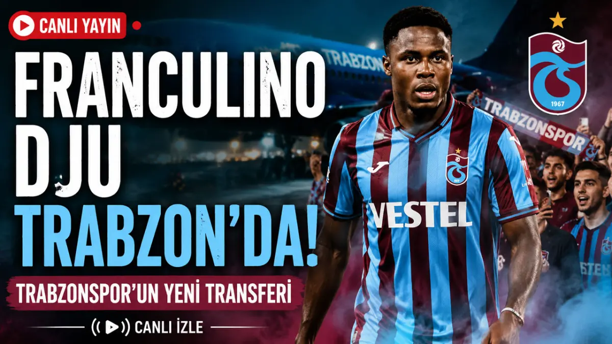 Trabzonspor’un yeni transferi Franculino Dju Trabzon’da