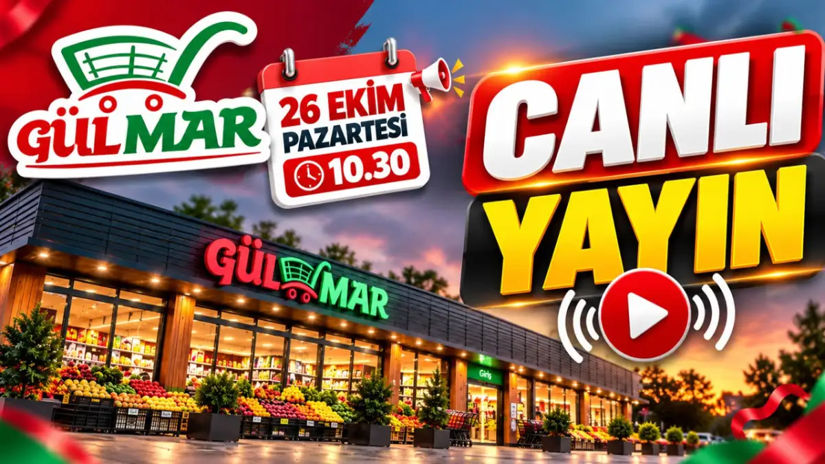 Trabzon’da Gülmar’ın 8. şubesi açılıyor! CANLI YAYIN