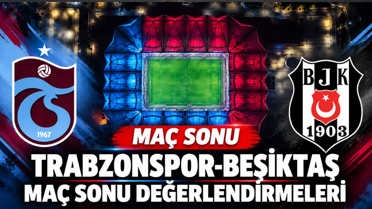 Trabzonspor-Beşiktaş maçı sonrası stat önü değerlendirmeler / CANLI YAYIN