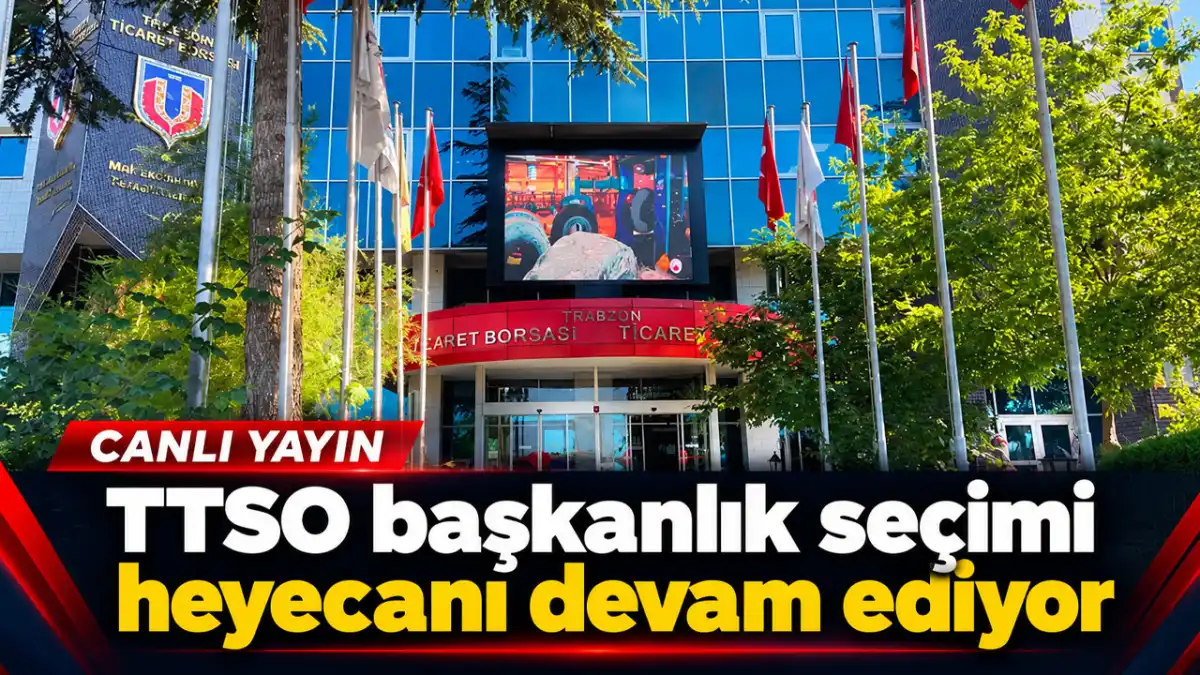 TTSO başkanlık seçimi heyecanı devam ediyor / CANLI YAYIN