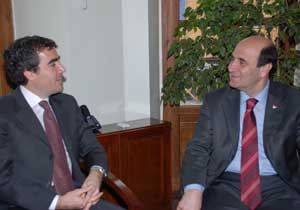 Başkan'a İtalyanların ziyareti