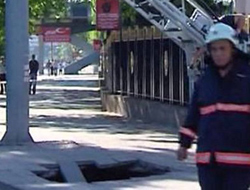 Metro inşaatında göçük