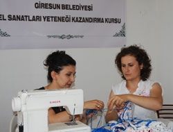 Giresun'da El sanatları gelişiyor