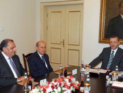 Bahçeli görüşmesi de sona erdi