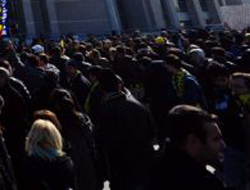 Çağlayan'ın önünde kavga çıktı