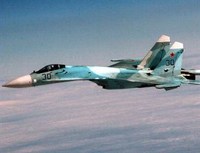 Rusya'ya ait savaş uçağı düştü