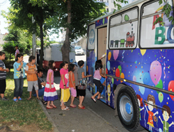 Trabzon'da gezici oyun otobüsü