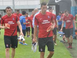 TS'nin idman sonrası karpuz keyfi