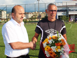 Yılmaz idmanı ziyaret etti