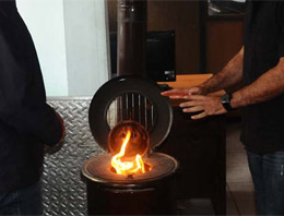 Temmuz ayında soba yaktılar