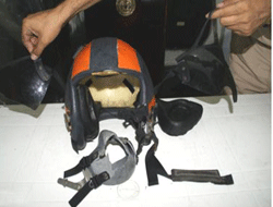 Vurulan uçağımızdan ilk görüntü