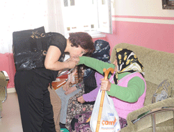 Trabzon'da huzur evi ziyareti