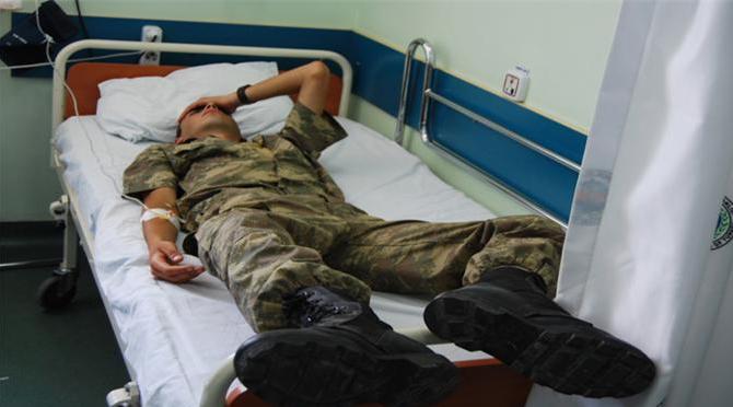 Askerlerimiz zehirlendi