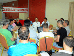 Canik'te 24 saat mesai