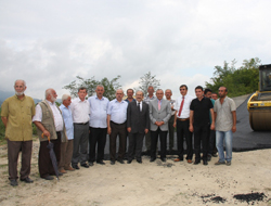 Trabzon Çağlayan asfaltlanıyor