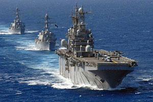 Rus savaş gemileri Akdeniz'de