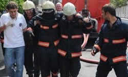 Gökdelen yangını söndürüldü