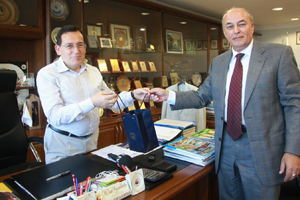 Rus elçi TTSO'yu ziyaret etti