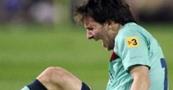Messi sakatlandı !