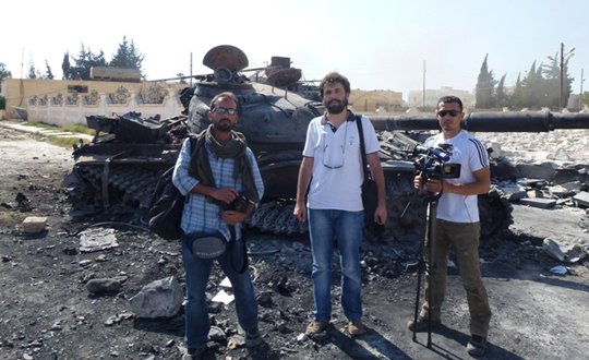 AA muhabiri Halep'te vuruldu