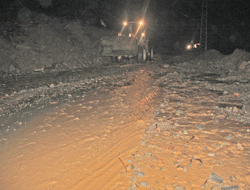 Artvin'de şiddetli yağış