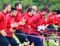 TS'de akşam idmanı tamamlandı