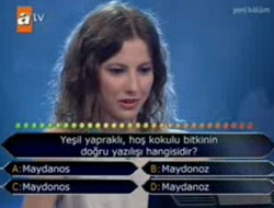 Cevap kendisini de çok şaşırttı