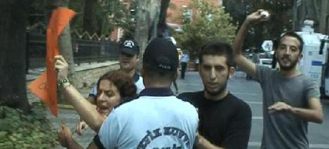 İstanbul'da Clinton eylemi