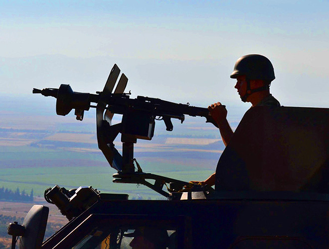 Suriye sınırında stinger tatbikatı