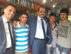 Balta Maçka esnafını ziyaret etti