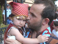 Şampiyona coşkulu karşılama