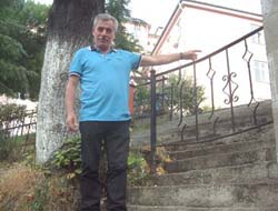 Trabzon'da ilginç merdiven