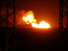 Petrol boru hattında yangın çıktı