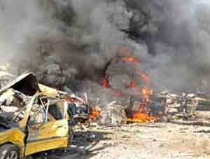 Suriye'de korkutan patlama