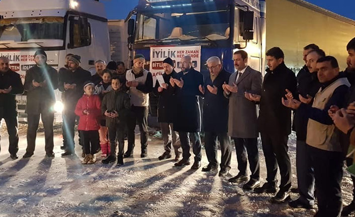 Bitlis’ten İdlib’e yardım eli