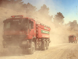 Kazdağı'nda yangın söndürülemedi