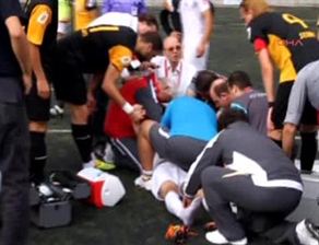Genç futbolcu ölümden döndü