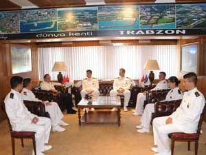 Deniz Harp Okulu Öğrencileri Trabzon'da