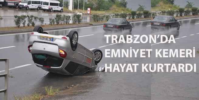 Kadın sürücünün dikkati