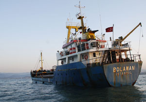 Karadeniz'de kuru yük gemisi